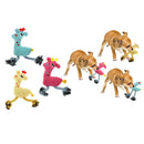 3 Pieces Dog Rope Toys Squeaky Plush Dog Toys,Dog Chew Interactive Toys for