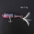 8cm 11.5g fishing lure hard baits artificial popper crankbait wobblers bait&M