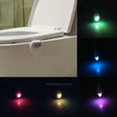 8 Colors LED Toilet Bathroom Night Light Motion Bowl Light Seat Body Sensor Lamp
