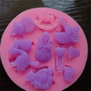 Baby Shower Silicone Fondant Cake Mould Mold Chocolate Baking Sugarcraft DecorLJ