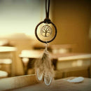 3 x Unique Key Chain Ring Feather Bead Dream Catcher Keyring Keychain A