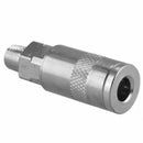 6pcs Air Line Hose Compressor Fitting Connector Quick Release Set Male 1/4