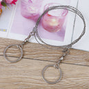 1PC Outdoor String Wire Saw Carbon Ring Scroll Hand Rope Chain Saws Wood Tool BX