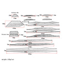 Spruce Brace Wood Kit for Acoustic Guitar Luthier DIY Accessories Parts C3H1