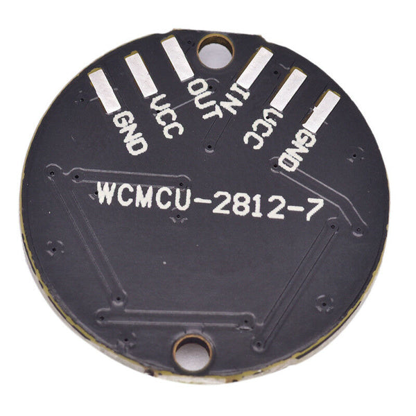 7-Bit WS2812 5050 RGB LED Ring Round Decoration Bulb Arduino A Kw