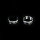 Close-Up Street Magic Gimmick Moving Ring Through Finger Magician Trick Prop FES