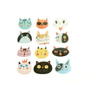 Cute Cats Iron On Patches Washable Heat Transfer Stickers Clothes Applique JR