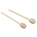 5X 6 inch Wooden Honey Dipper Wooden Stick Spoon Dip Drizzler Server 149mm ORI