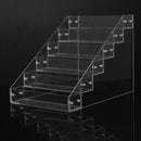 Removable Organizer Storage 6 Tiers Rack Acrylic Clear Nail Polish Cosmetic