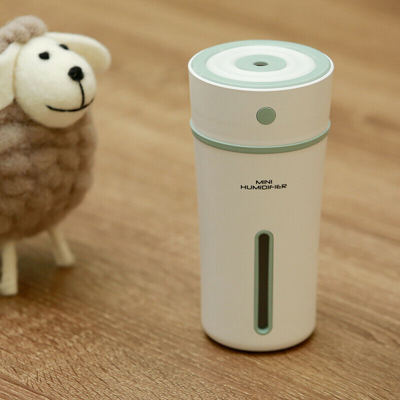 300ML Capacity Night Light Air Humidifier Household Ultrasonic Air HumidifieA8M4
