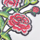 1Pair Patches For Clothing Multicolor Rose Flower Embroidery Patches For Clot BX