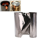 19cm titanium camping stove wind shield camping stove wind screen windshield Z