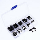 200Pcs 304 Stainless Steel 4-40 to 10-32 Allen Head Hex Socket Screws Bol WWQ