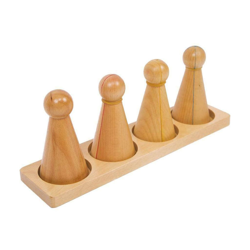 Kids Montessori Eduactioanl Toys Wooden Math Learning Fraction Xmas Gift