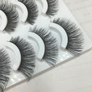 5Pairs Handmade False Eyelashes Makeup Long Thick Eye Lashes Extensions Nautral.