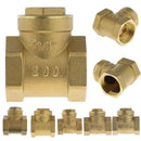 DN15 One Way Swing Check Valve, Female Thread, Brass Material, 1/2 Inch