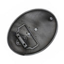 Retro Men Deer Elk Head Oval Western Cowboy Christmas Alloy Belt Buckle Gift