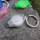 5Pcs Flashlight Keychain Mini LED White Light Torch KeyringFlash Color Kit