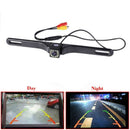 Night Visible 12 IR LED Car Rear View camera License Plate Frame Back Up Ca J6T9