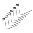 1 Set 6 Kayak Canoe Paddle Spring Snap Button Clips Tent Pole Retaining Clips