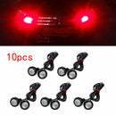 10x Eagle Eye Red LED 9W 18MM Car Fog Running Light DRL Reverse Backup La XHB