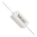 Map 5W 0.2 Ohm Power Resistor Ceramic Cement Resistor Axial Lead 15 Pcs Whi Y6H4