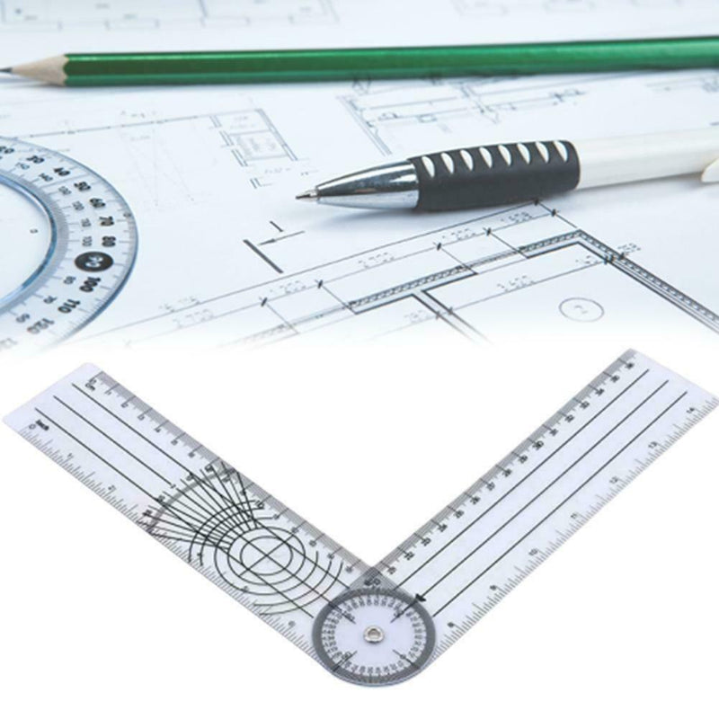 Ruler Measuring Tool Degree Angle Protractor Metric Measure Tool