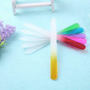 6pcs/Set Crystal Glass Nail File Art Buffer Manicure UV Polish Sanding Tool