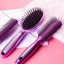 Oval Hair Comb Scalp Massage Comb Hairbrush Bristle& Women Wet Curly Hair B