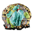 Waterproof Elastic Shower Women Bathing Salon Hair Cover Cap Hat Head Band