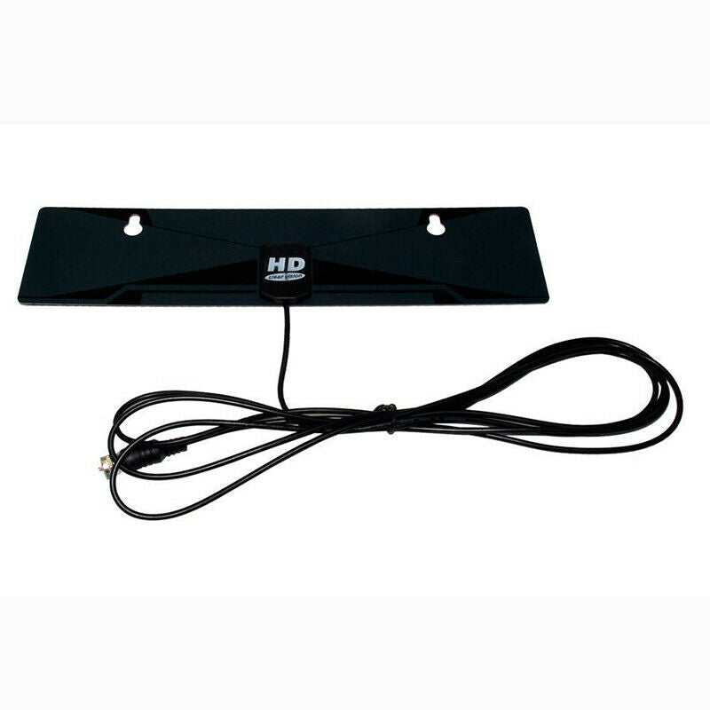 Digital Indoor TV Antenna 1080P HDTV HD VHF UHF FM Flat Box Ready High Gain P5O1