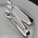 1pcs New Stainless Steel BBQ Buffet Salad Bread Cake Food Sugar Tongs Clip .