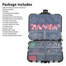263PCS Fish Tackle Box Fishing Accessories Case Fish Hook Lure Parts Kit Set Gw