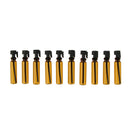 100Pcs  Amber Glass Essential Oils Bottles Vials Small Containers 1/2mL