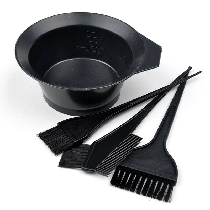 Salon Hair Coloring Kit Hair Dye Brush Comb Baking oil Bowl Tint Tool