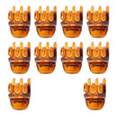 10x Hair Claw Clips Grip Thick Hair Jaw Folding Clip for Women Ladies 3.5cm