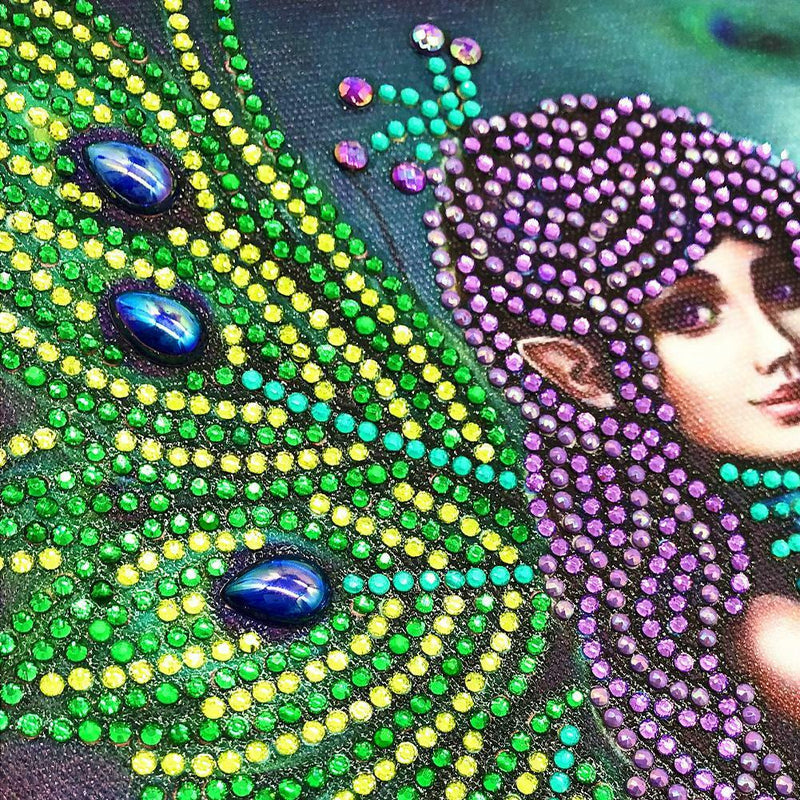 5D DIY Special Shaped Diamond Painting Girl Cross Stitch Mosaic Craft Kits