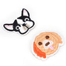 6Pcs Dog Embroidered Patch Iron On Sewing Applique Badge Clothes Stickers Cra JR