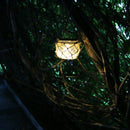 Solar Powered Warm White LED Hanging Light Bulbs Garden Lights Set Outdoor Lamp