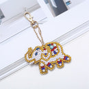 5Pcs Acrylic Board Diy Diamond Painting Elephant Keychain Tools Round Shinn