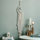 Bohemian Chic Macrame Wall Hanging Tapestry Moon Dreamcatcher Wall Decor BohR1M3