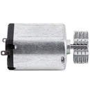 DC1.5V-9V 0.08A 3200RPM Output Speed Micro Vibrating Motor, 18x15x12mm Silv Z1S1