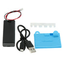 For Micro Bit Kit Silicone Protective Case Cover with Power Supply Cable Set,