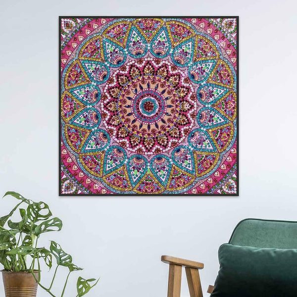 5D DIY Special Shaped Diamond Painting Color Flower Cross Stitch Embroidery