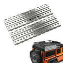 2Pcs Stainless Steel Sand Ladders Board for Axial SCX10 D90 1/10 RC Crawler CFT
