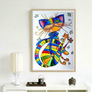 5D DIY Full Drill Diamond Painting Cat Cross Stitch Embroidery Wall Art Kit