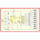 NE555+CD4017 Running LED Flow LED Light Electronic L1Y7 nice DIY duction Su F9J2