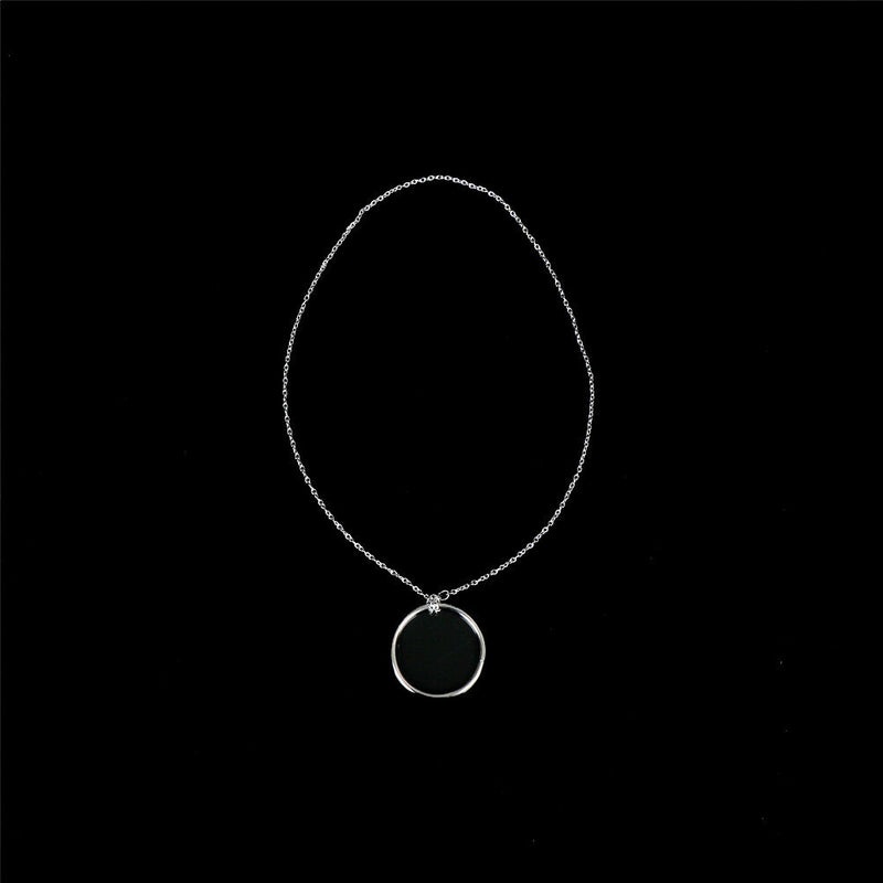 2Pcs Magic Ring and Chain Cool Magic Trick Props Metal Knot Ring On Chain 3c