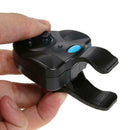 Black Electronic LED Light Fish Bite Sound Alarm Bell Clip On Fishing Rod