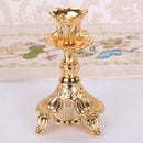 Present Tea Light Candle Holder Candlestick Festive Holidays Decor Golden S